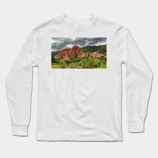 Red Rocks and Gray Skies Long Sleeve T-Shirt